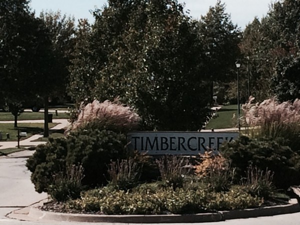 Timbercreek Subdivision entrance
