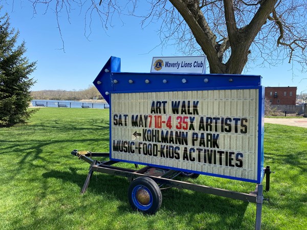 The 17th Annual Waverly Art Walk has art, live music, and food vendors along the Cedar River
