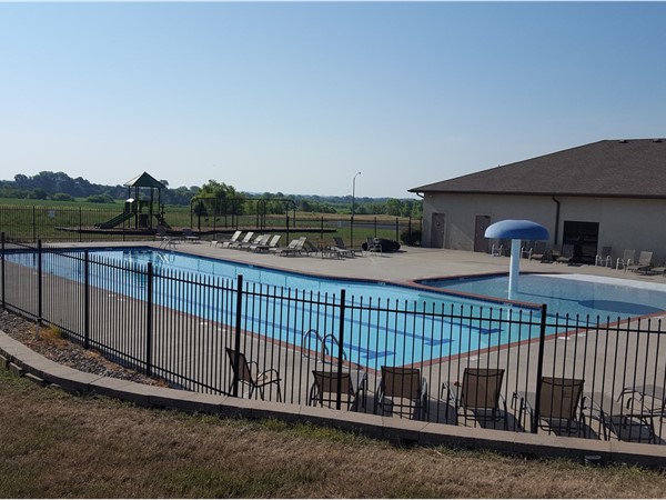 Foxberry Estates has a zero entry pool and one of the largest clubhouses in the area