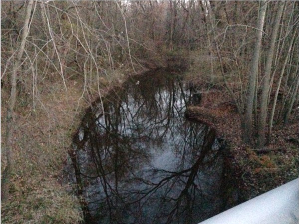 Deer Creek that runs through Coopersville is so peaceful