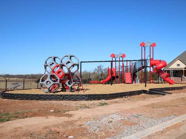 Looks like the neighborhood park is coming right along in Broadmoore Heights 