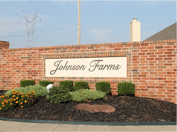 Entrance into Johnson Farms