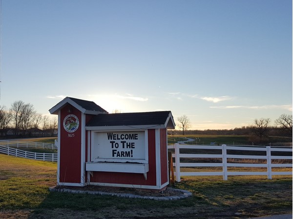 Entrance to Rutledge-Wilson Farm Community Park