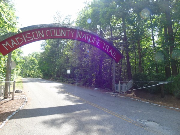 Entrance to Nature Trail on Green Mountain