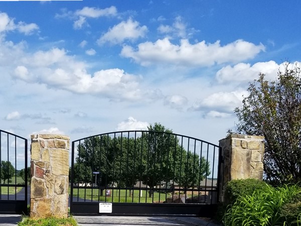 Timber Lake is a gated community with two separate entrances for residents 