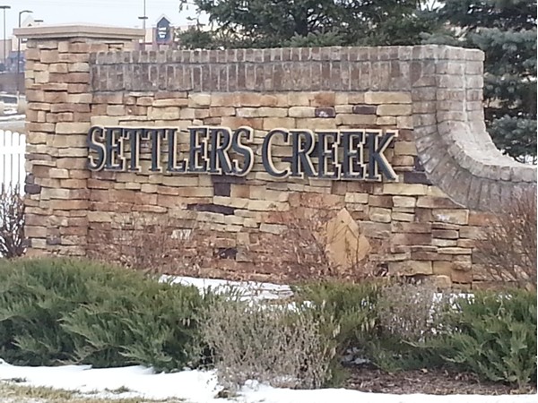 Settlers Creek entrance