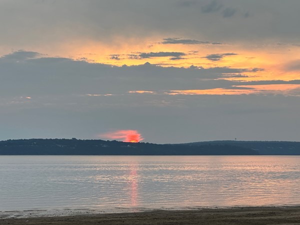 Beautiful sunrise at Eufaula Cove 