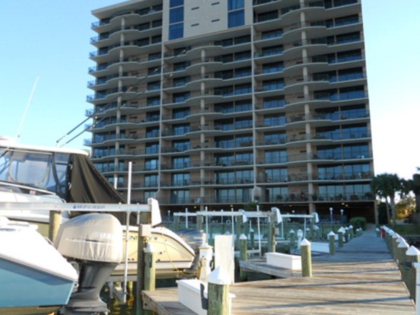 View from the Legacy Key Condominium pier