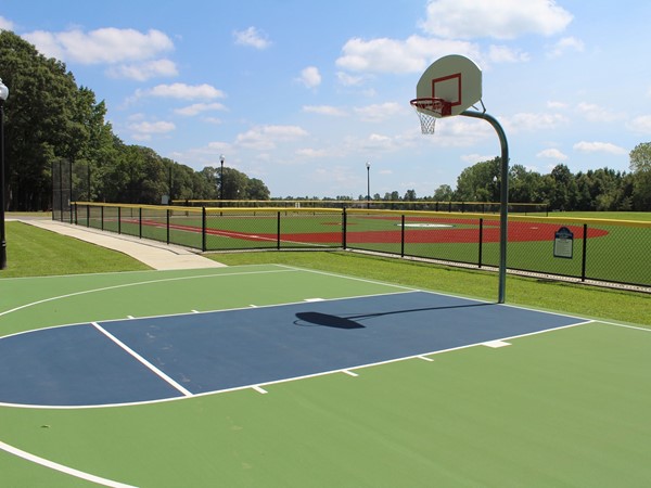 Egret Landing offers an open-air basketball court as one of their many neighborhood amenities