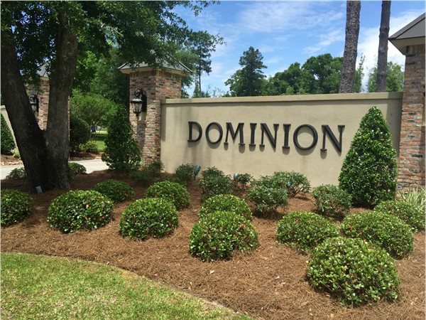 The bold looking entrance to Dominom in Madisonville