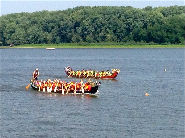 Dragon Boat Races on the Mississippi River