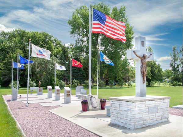 Saint Joseph's Cemetery honors veterans with a beautiful memorial