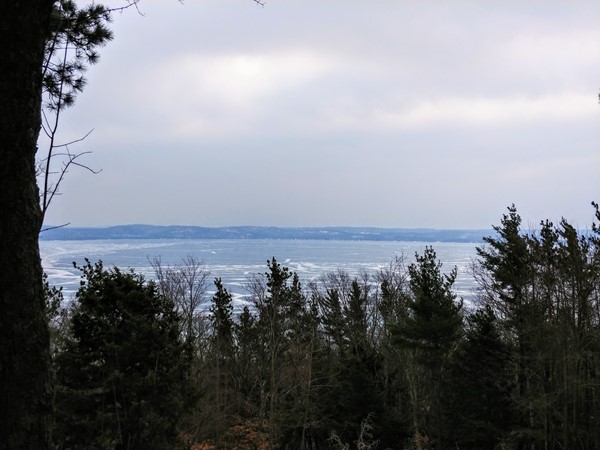 Head to Alligator Hill for a heart-pumping hike and awesome views of Glen Lake
