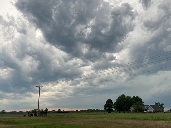Stormy sky in Wagoner