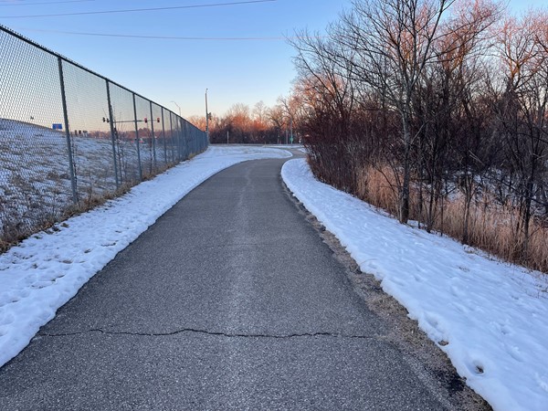 Cedar Falls clears sections of the trails throughout the city so get outside