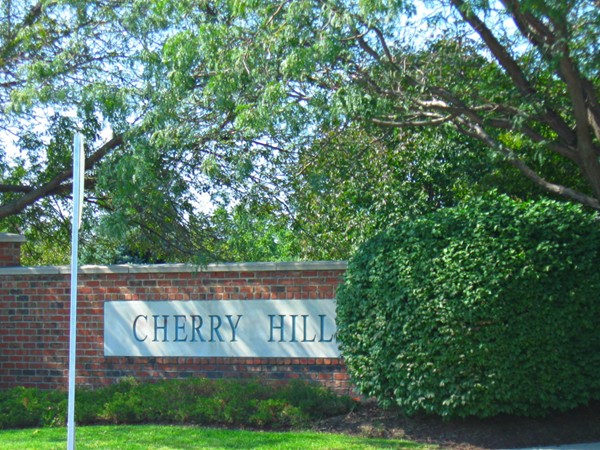 Entrance to Cherry Hills Subdivision 