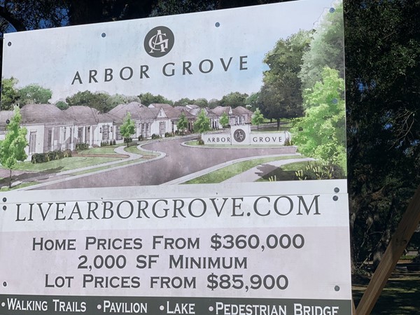 Welcome to Arbor Grove Subdivision 