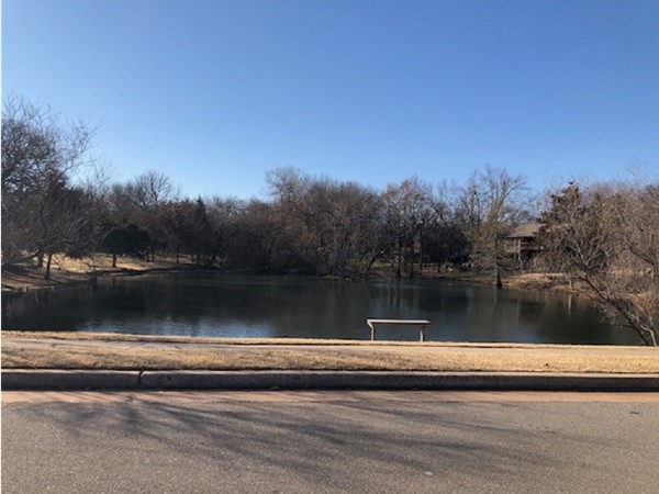 Private pond for residents in Faircloud