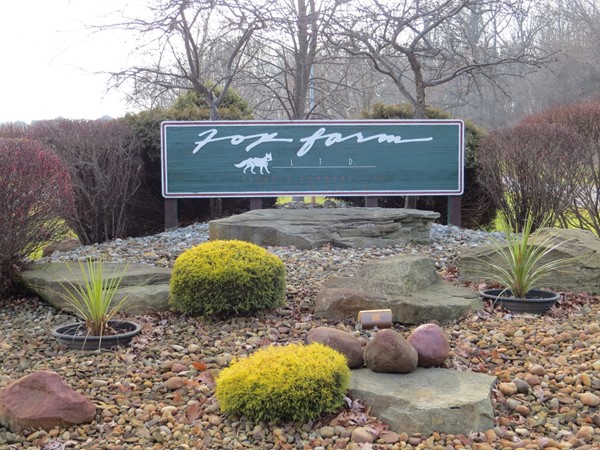 Welcome to Fox Farm subdivision