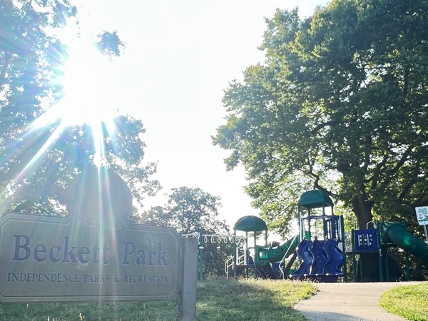 Beckett Park, hidden back in Beckett Park Neighborhood, is a quiet area 