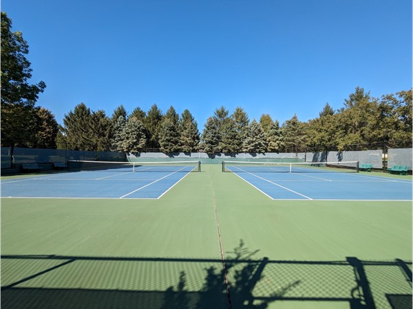 Tennis courts at Whitehorse
