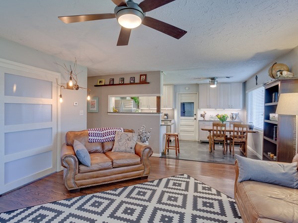 Many of the homes in Casady Heights Village have been remodeled, but keep that old house charm.