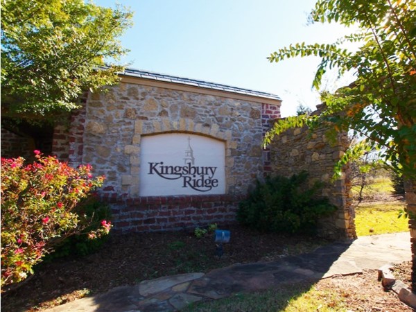 Entrance to Kingsbury Ridge 