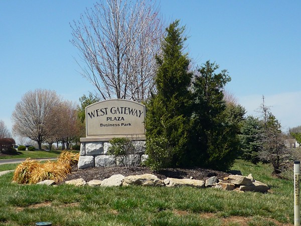 The West Gateway Plaza Business Park sign