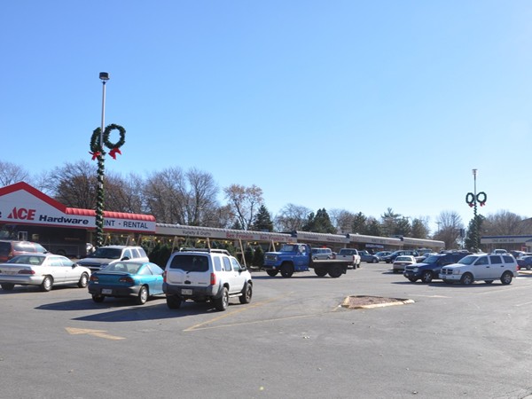 Meadowlane Shopping center located on Northeast corner of 70th & Vine St