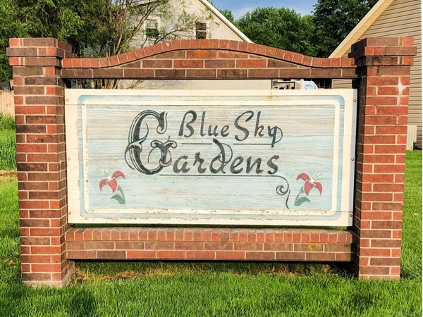 Blue Sky Gardens subdivision entrance 