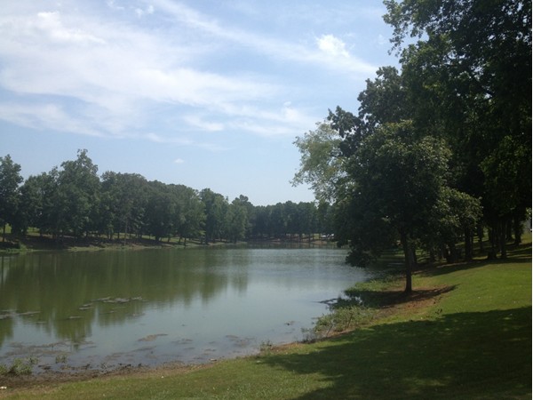 Great fishing hole in North Alabama at Sharon Johnston Park