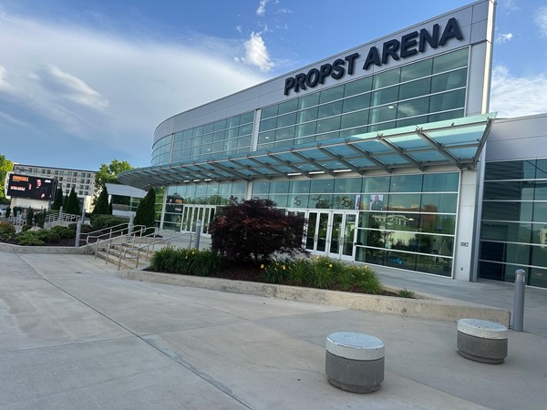 The Propst Arena is a great place to come listen to your favorite artist
