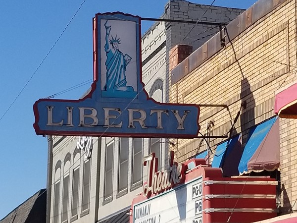 Liberty Theater in downtown Carnegie 