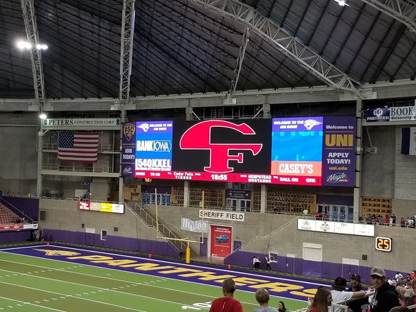The Cedar Falls Tigers play all their home games here too  