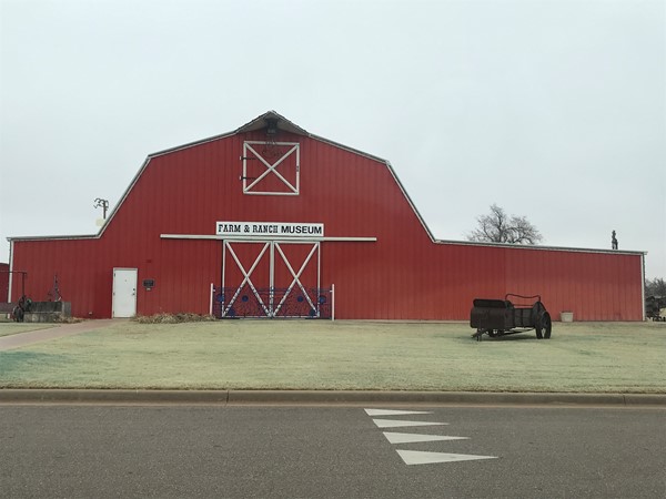 The Route 66 Museum has a huge barn designated to the history of farming and ranching