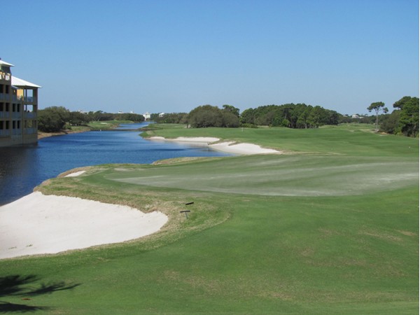 The golf course at Kiva Dunes.