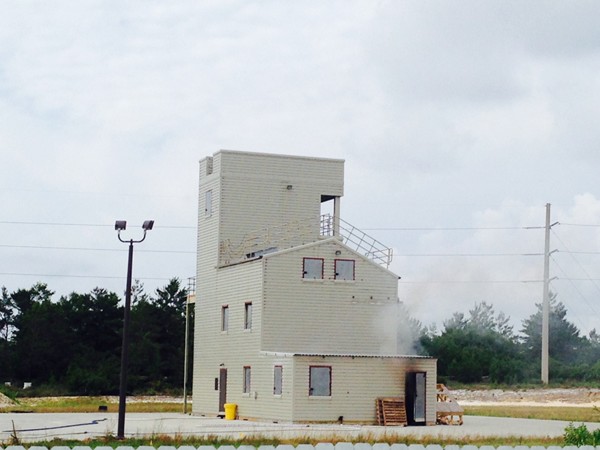 Orange Beach Fire Training Facility where our local firefighters are always training!