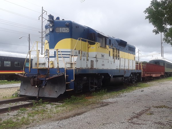 One of the many trains in Belton