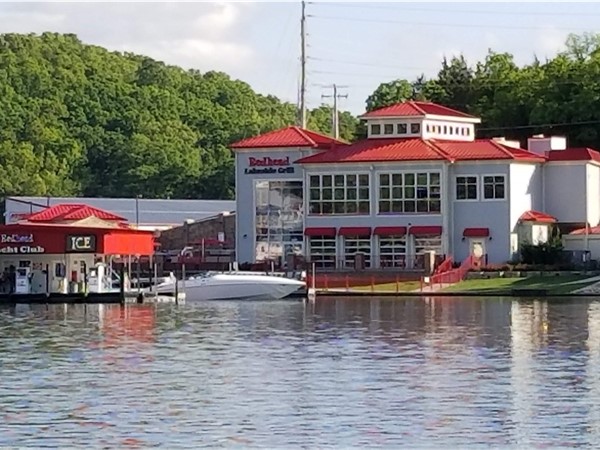 Redhead Yacht Club is a great place to eat and swim in the pool