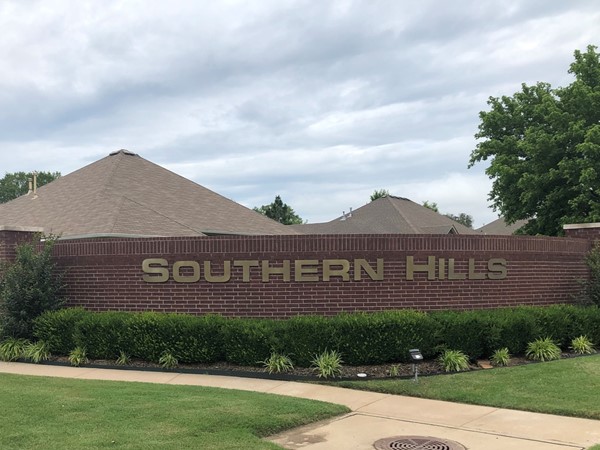 East entrance to Southern Hills subdivision 