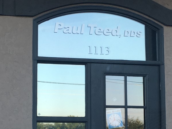 Dr. Paul Teed has recently moved his family dentistry to 1113 S Main