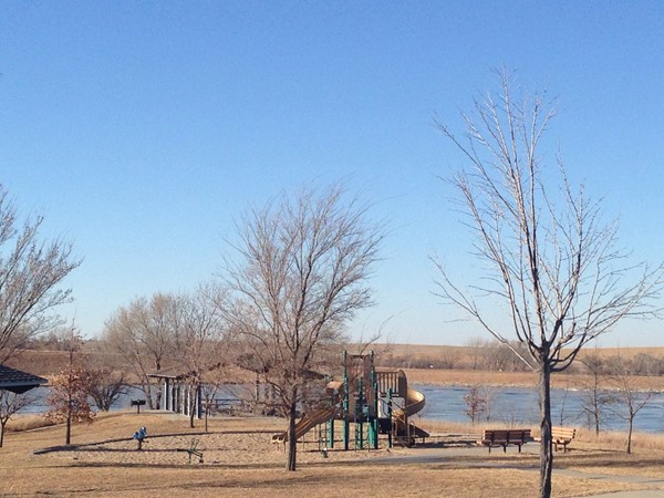 Playground and picnic area in Walnut Creek Rec area