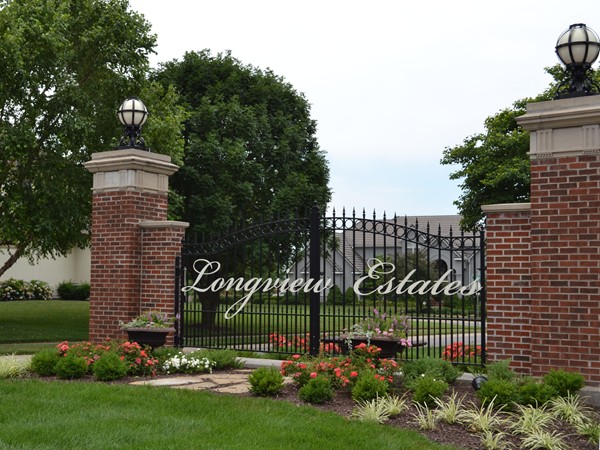 Longview Estates has beautiful homes on spacious lots
