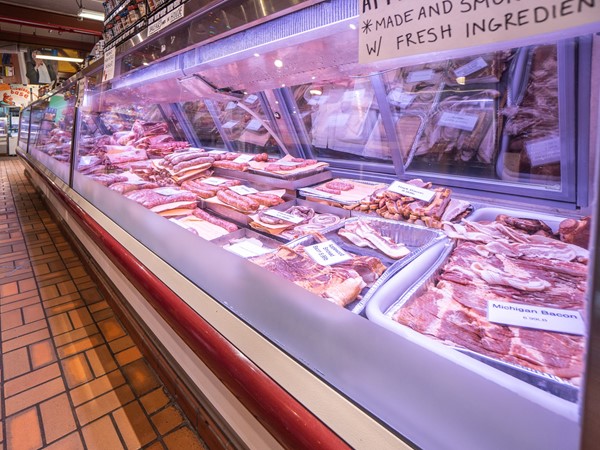 Sparrow Market additionally features a local butcher with locally sourced meats 