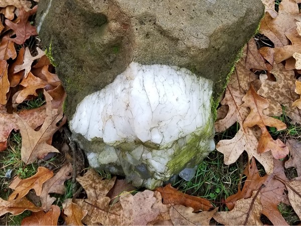 Quartz rock in my own backyard