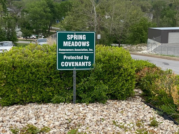 Spring Meadows Subdivision in Branson, MO