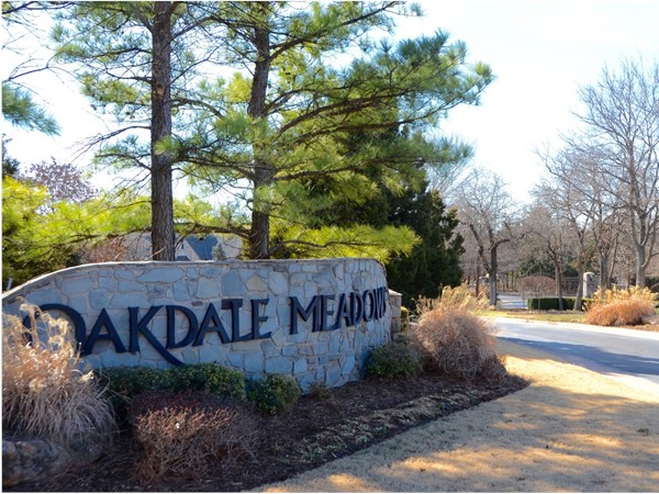 Oakdale Meadows gated entry