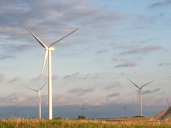 Wind turbines in Ottawa