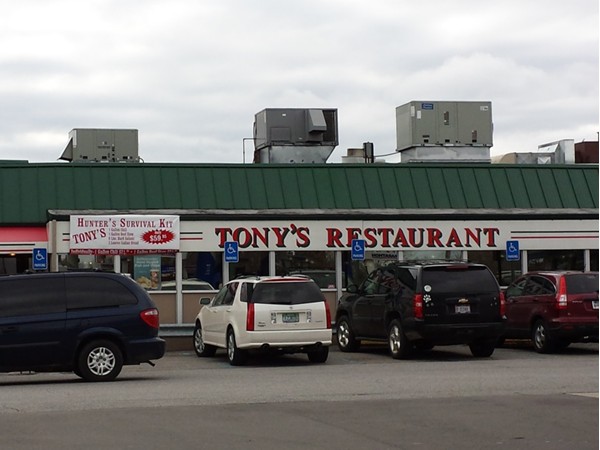 Tony's Restaurant - bacon served in one pound increments