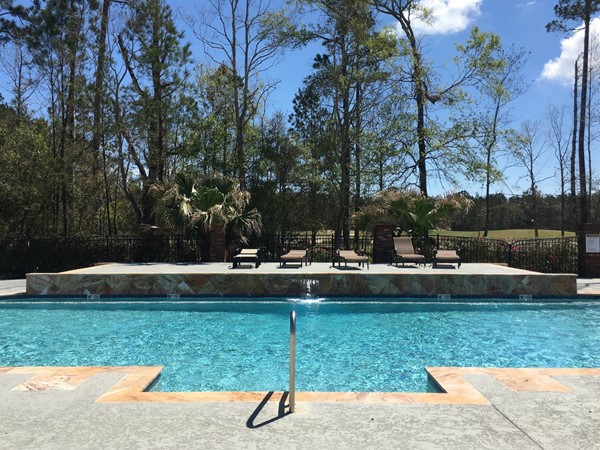 The swimming pool at Carter Plantation is open year-round